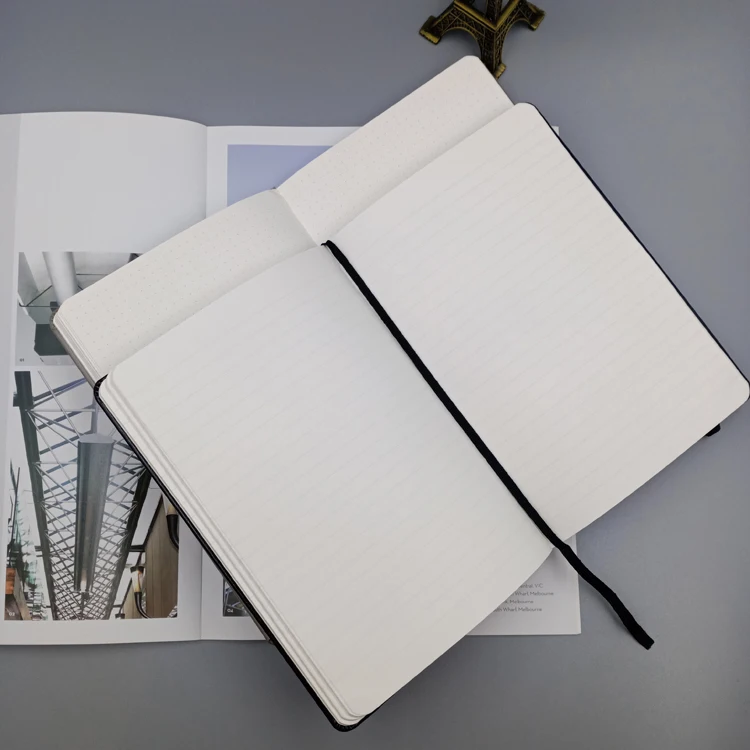 Leather 2022 Diary Hardcover Agenda Printing A5 Budget Planners Dotted Journal Hardback Notebook Custom Stationery