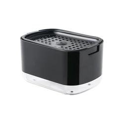 New Bathroom kitchen soap dispenser box dish wash sponge liquid pump sponge holder soap dispenser manual press