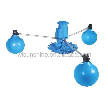Farm Equipment Widely used Long-lasting 3 floating balls 2HP Three phase Fish pond farming Impeller aerator