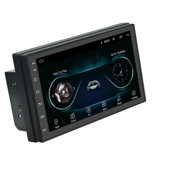 7 Inch Android system GPS navigation car Radio audio stereo dvd multimedia  2 din car mp5 Universal player