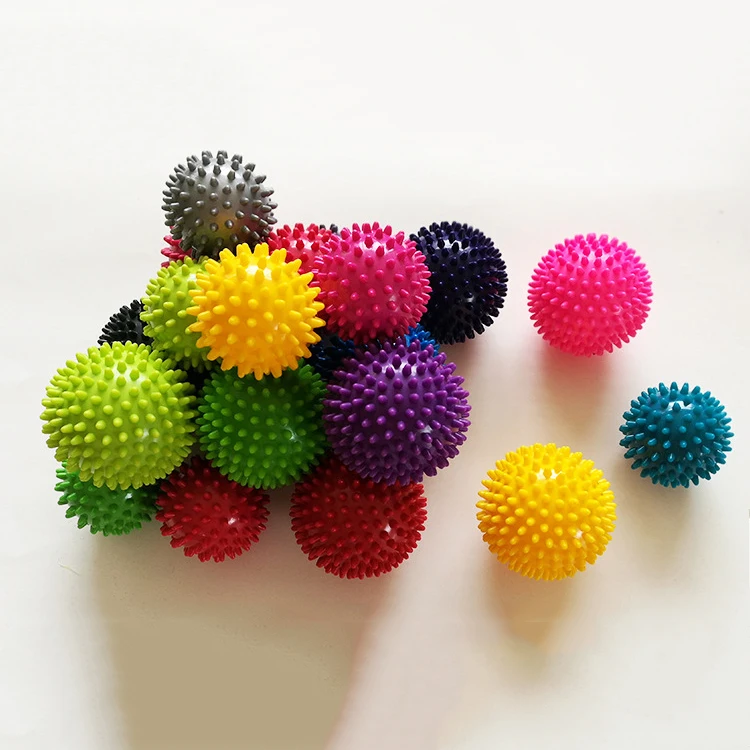 High Quality Hard PVC Fitness Training Fascia Yoga Ball for Body Relaxing