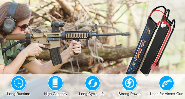 Аккумуляторная литиевая батарея Melasta Airsoft 1300mah 2s 7 4 v 15c 25c Lipo Battery с разъемами T Plug