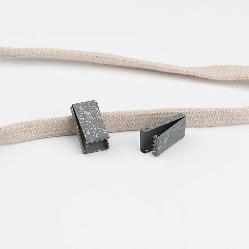 35 мм белый цвет металлическая лента концевой наконечник ремень хвост Зажим переключатель