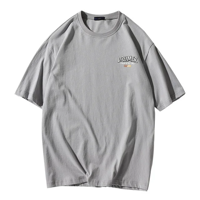 Новейший дизайн, мужские футболки, высокое качество, индивидуальные футболки большого размера, Мужская хлопковая футболка с коротким рукавом и круглым вырезом