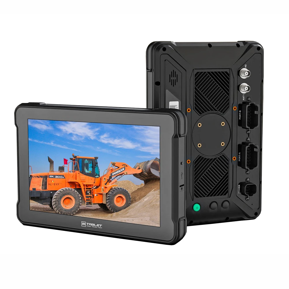 New IP67 Waterproof 10 inch Rugged Tablet PC Built-in Wi-Fi/ BT /GNSS/4G Function With AHD video input,RS232,RJ45,CANBUS,GPIO