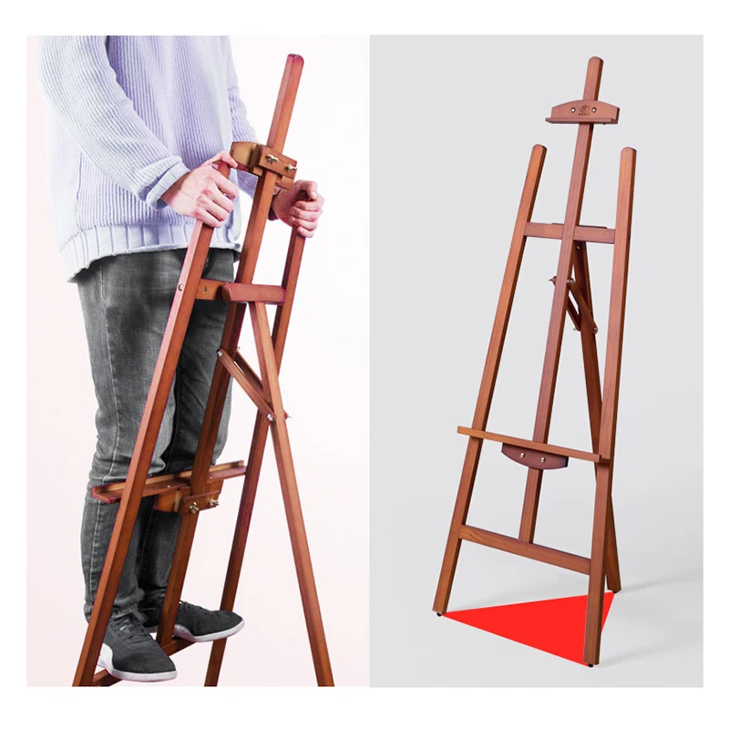 Factory wholesale Mini Canvas And Natural Wood Easel Set Multi size mini wood easel with canvas sets for kids painting