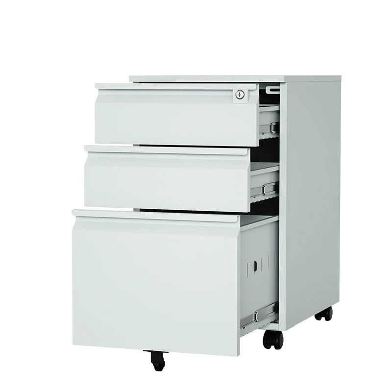 Wholesale Knock Down Office Mobile Drawers Filing Cabinet Movable Storage Cabinet Office Steel Cabinet With 3 drawer
