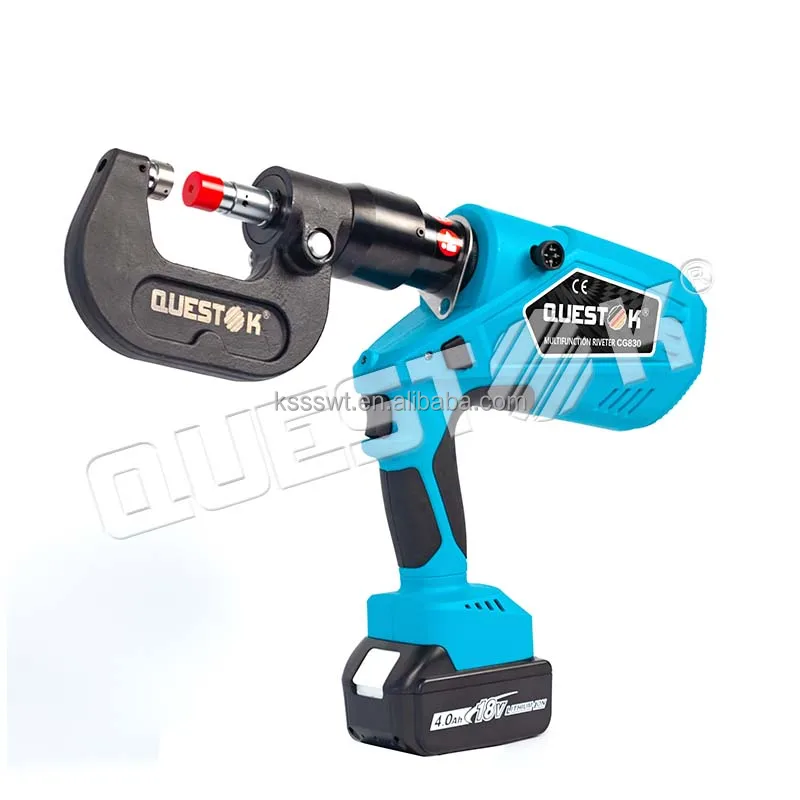 Convenient battery operated  aluminum car body collision repair self piercing SPR riveter gun for all brands of ev cars