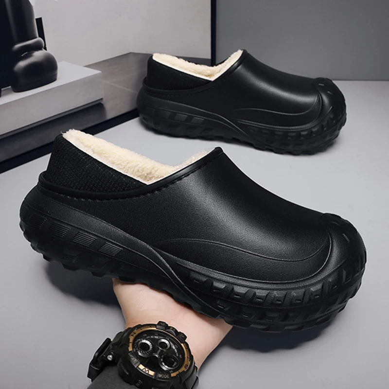 2024 Winter Outdoor Fashion Sport Warm Furry Custom Printed Logo Fur Sandals Slippers Shoes With Logo For Men Women