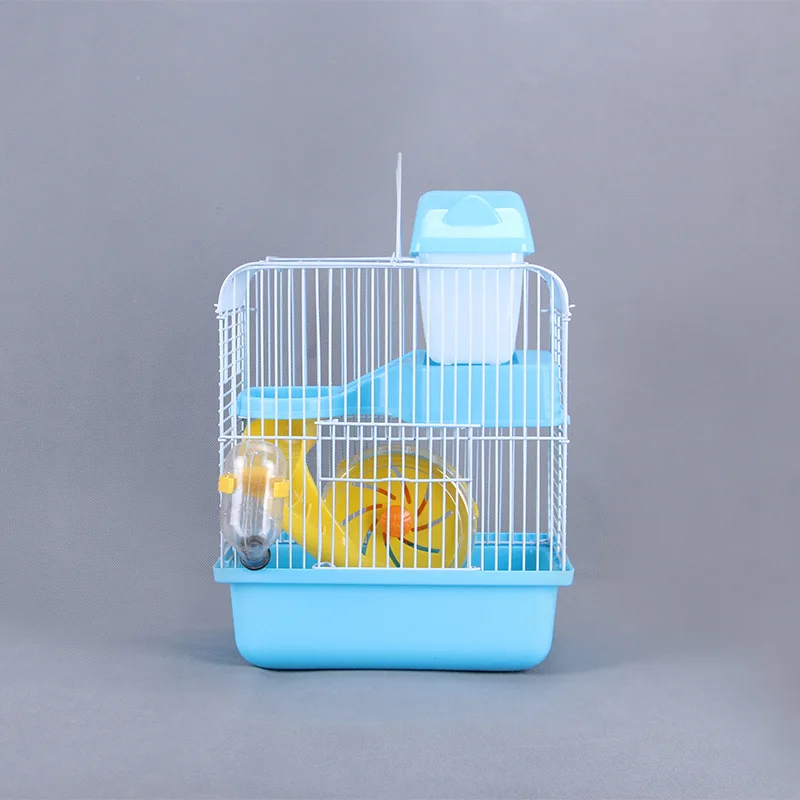 Wholesale pet fashion custom runner double layer iron wire luxury hamster cage for sale