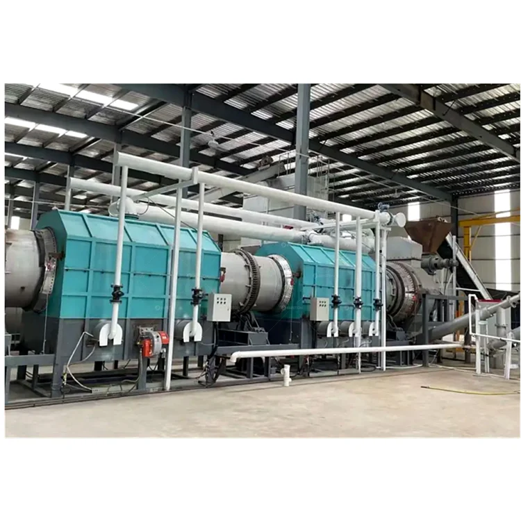 Beston Group Continuous Palm Shell Charcoal Making Machine Rice Hull Carbonization Furnace