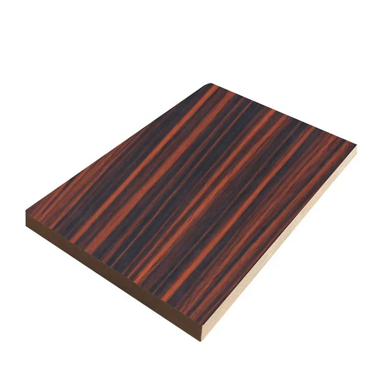 18mm melamine laminated/faced mdf board for furniture