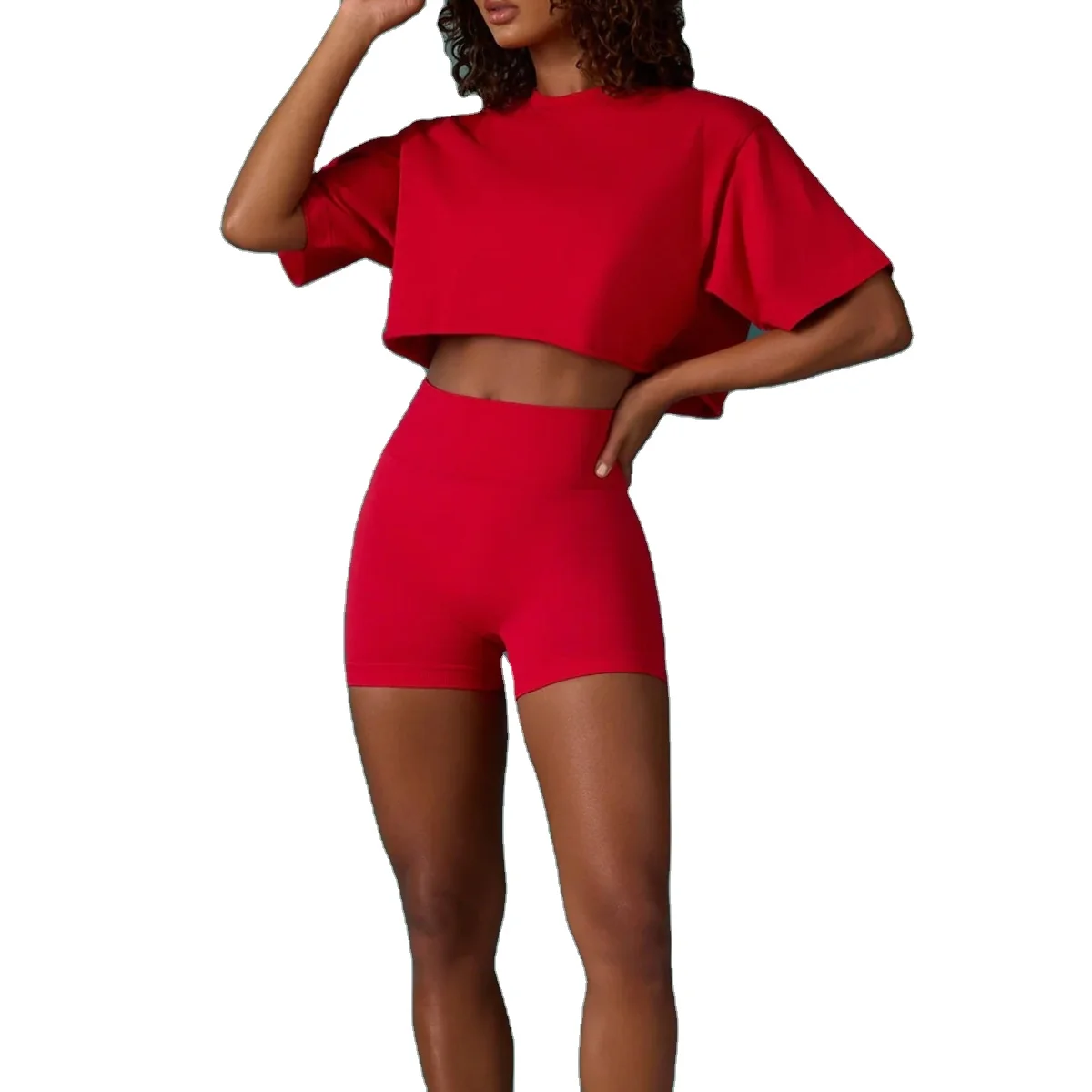 women short sleeve shirts casual fitness loose crop tops running ladies girls shirts blank tee shirts summer clothing