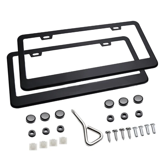 Stainless Steel License Brand Auto Accessories Car Licence Plate Frame Sheet Metal Fabrication