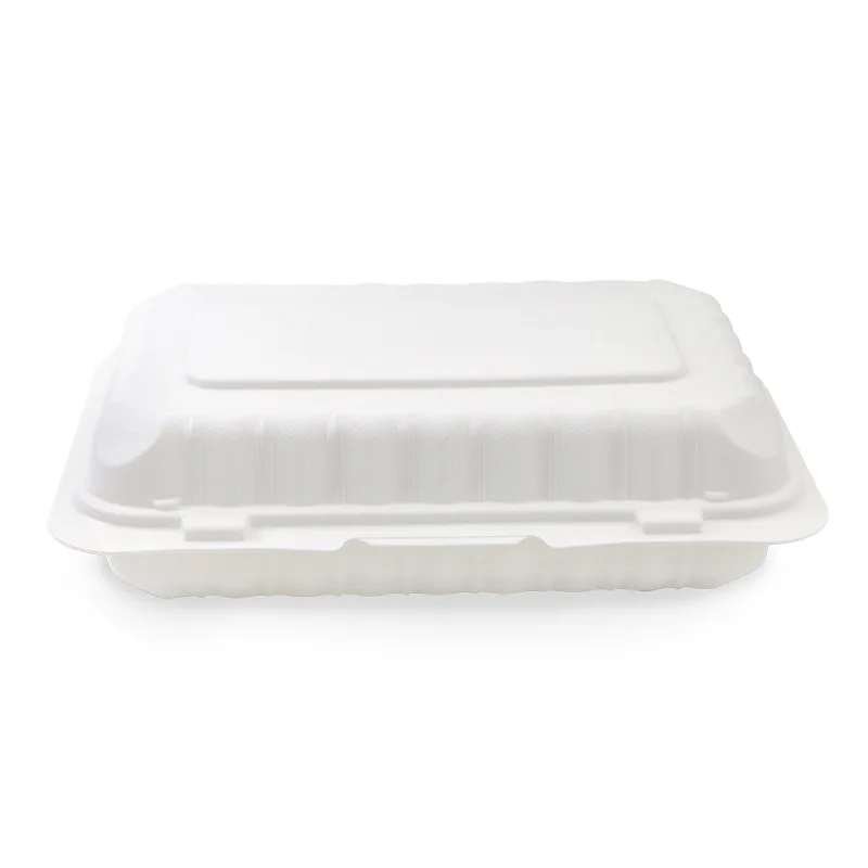 Factory Take away disposable lunch plastic storge container hinged container for food