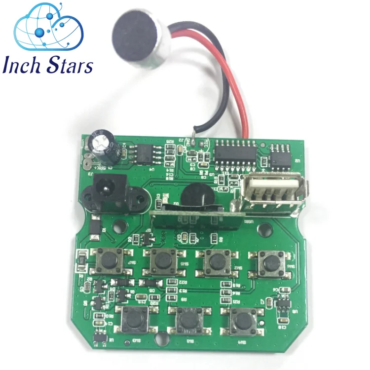 Hot sale pcb circuit board with voice recorder playback and USB Loud speaker pcba