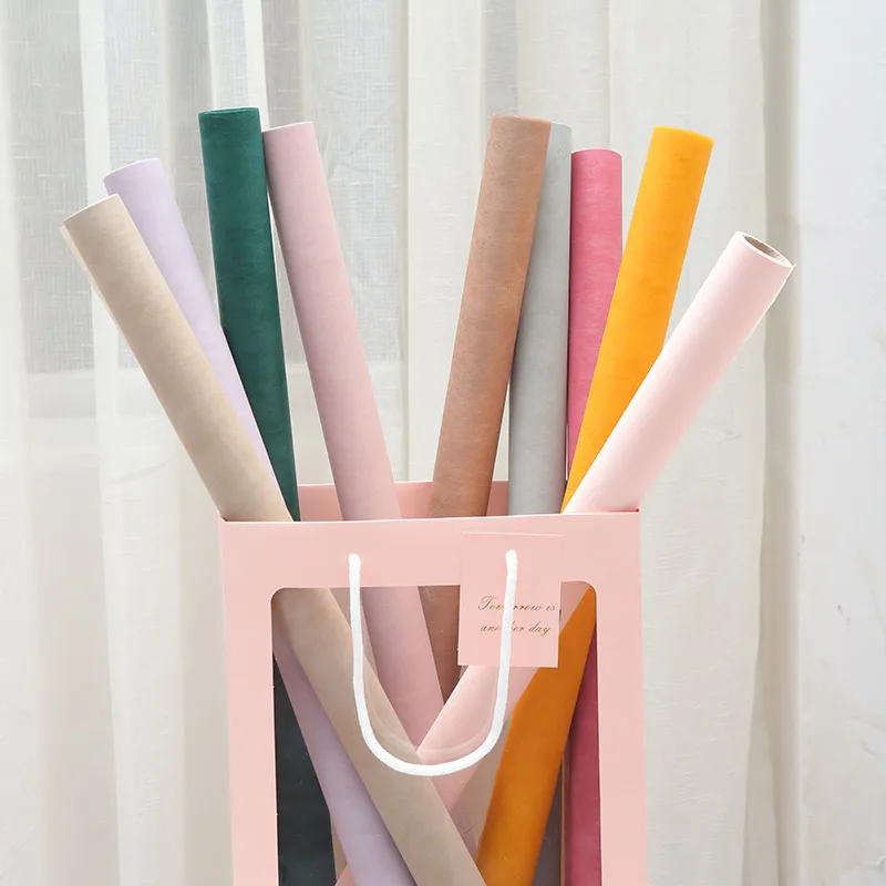 Wholesale Gift Rose Florist Decoration  Flower Tissue Wrapping Paper Custom Flower Packing Paper