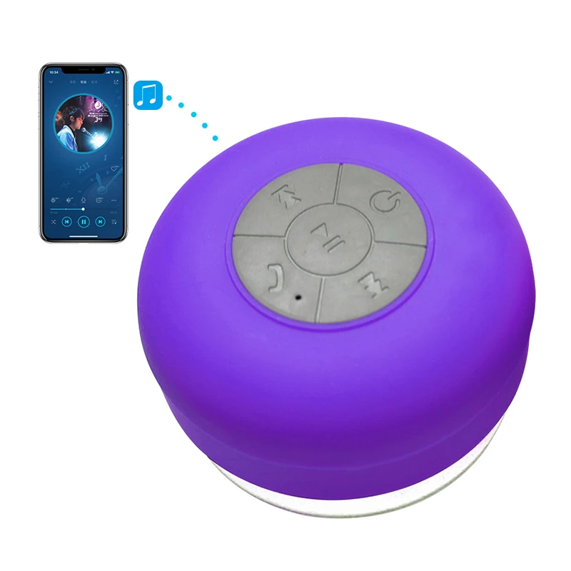 Китайский производитель лучшее качество желтый круглый мини-bluetooth-динамик с