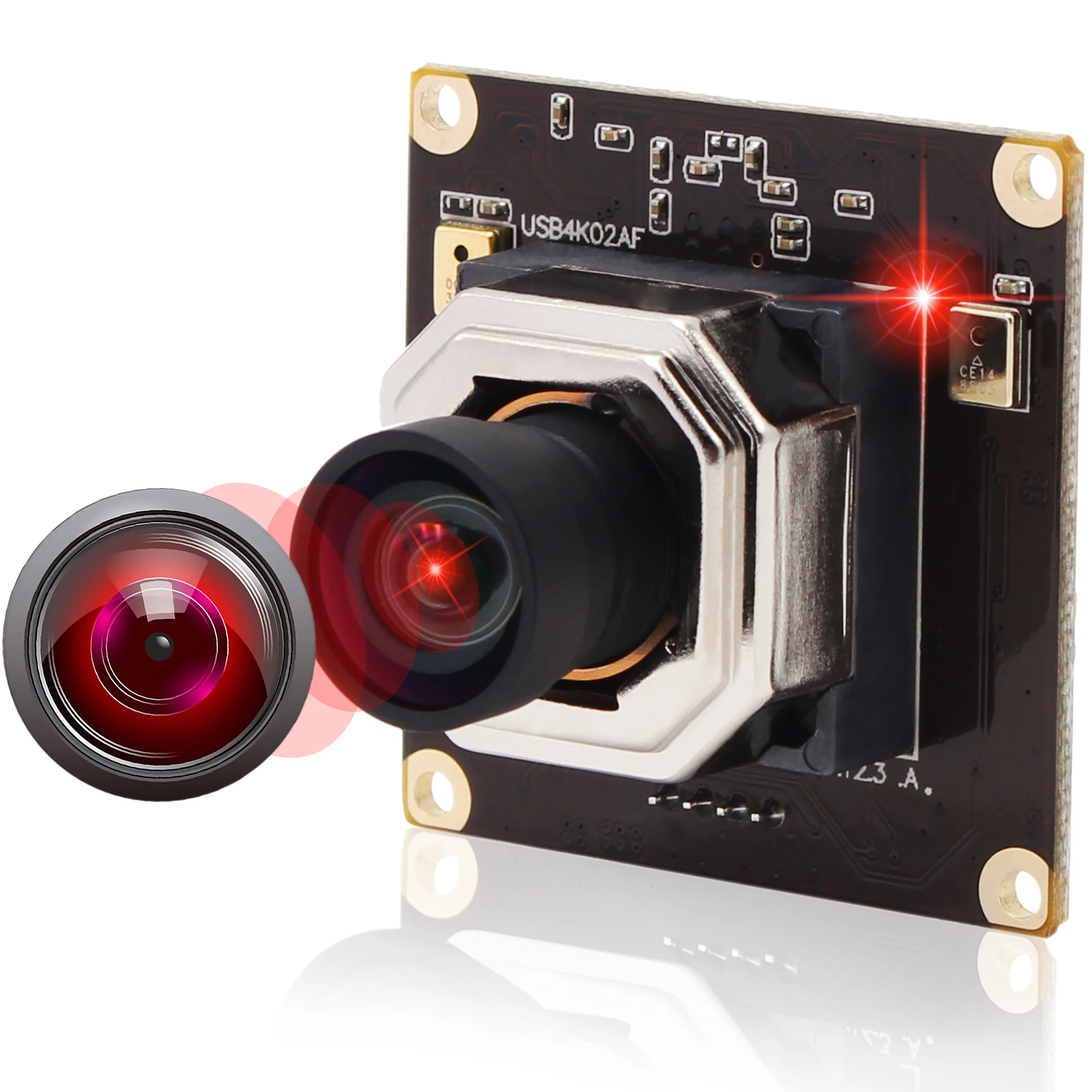 Модуль камеры CMOS IMX415 с автофокусом датчиком 4K USB для компьютера настольного ПК