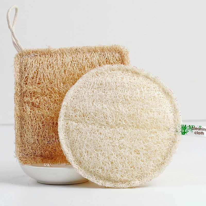 Оптовая продажа губка для мытья посуды натуральная чистая loofa lofa 100%