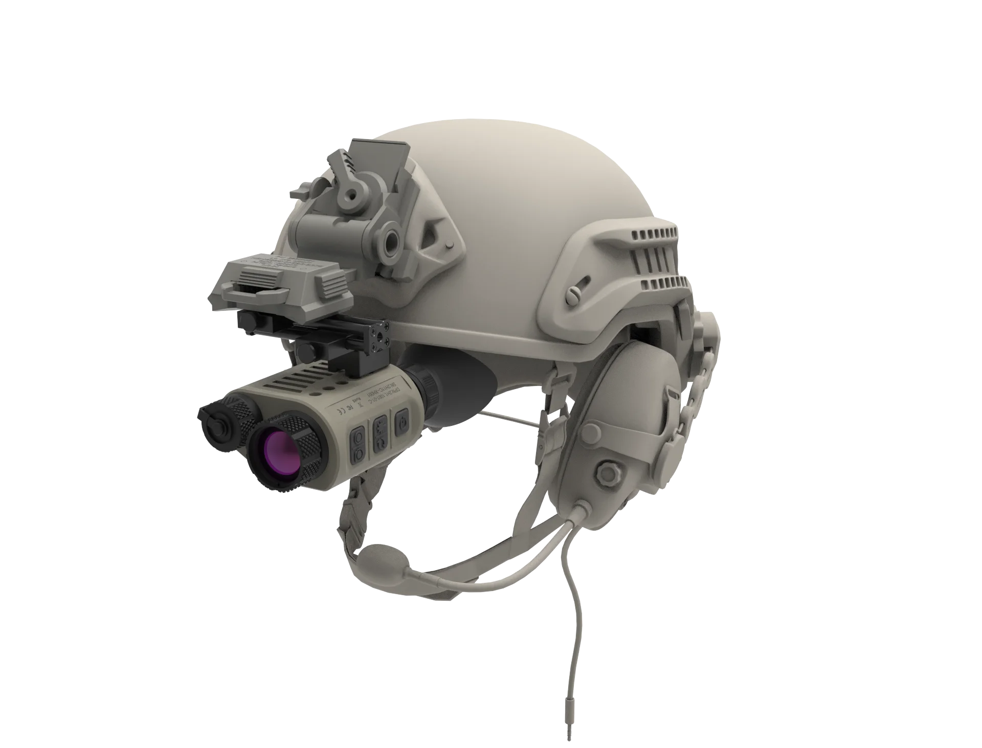 12UM 27MM 640x512 2550m range thermal imager monocular handheld head-mount clip on night vision scope for hunting