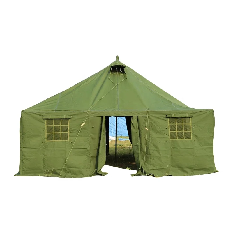 QinXing Selling Non-flammable Tear-resistant fabric waterproof camping tents sale outdoor canvas tents canvas winter tent