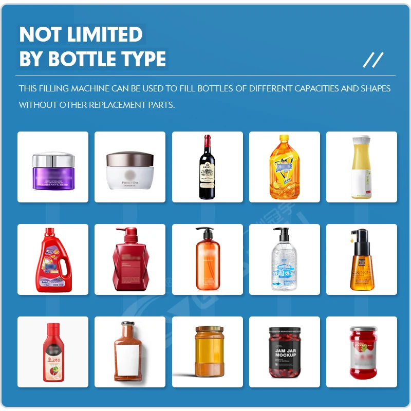 50~500ml Automatic Sealing Machine Cosmetic Liquid Filler Shampoo Paste Sanitizer Liquid Soap Petroleum Jelly Filling Machine