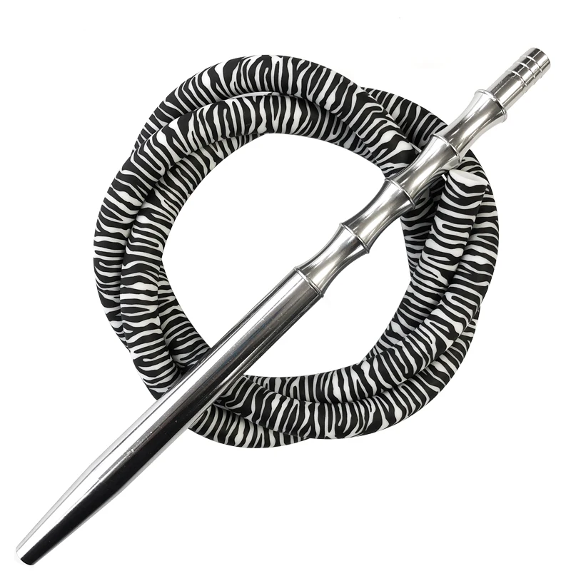 Hot sale customized smoking accessories durable silicone shisha pipe hookah hose set