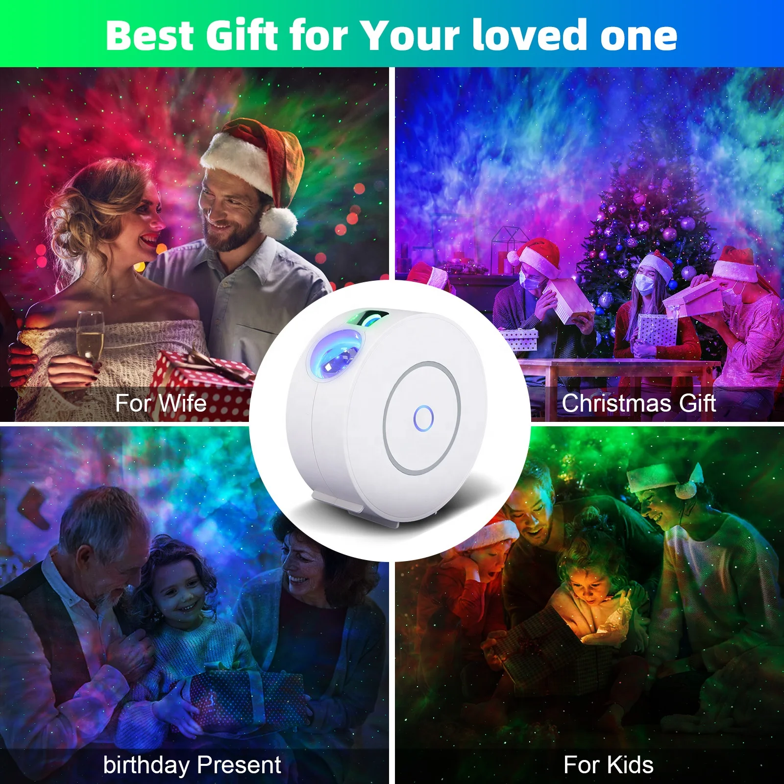 Tuya Smart Star Projector Night Light Working with Smart App Alexa Google Home