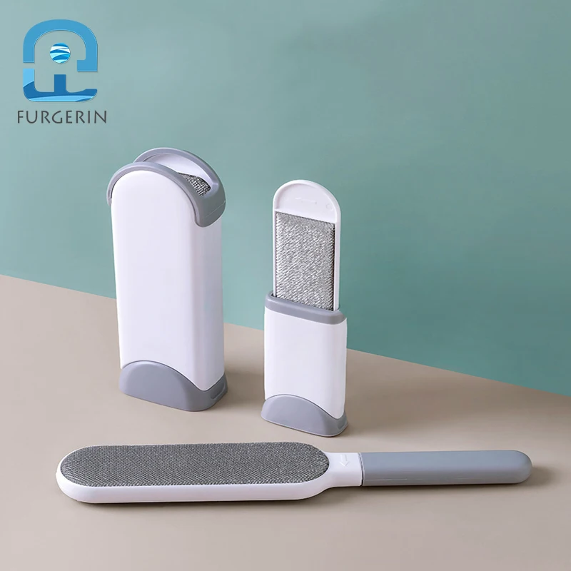 Household clothes double-sided electrostatic bristle brush multifunctional hair ball without damaging clothes