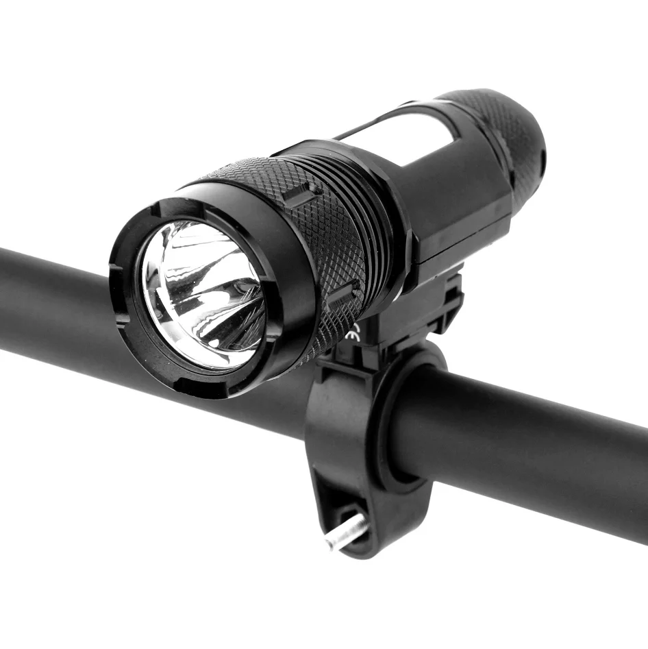 Factory Cheap Aluminium Bike Front Lights for Night Riding 3AAA Bicycle Front light 120lm Ultra Bright Safety Lights