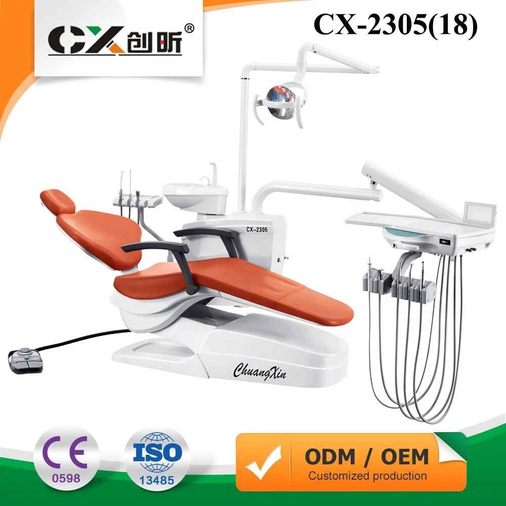 Cheap Price Designed Dental Unit Chinese CE Approved Dental Chair CX-2305(18)