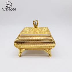 Amazon fashion Arabic Turkey Decorative Kitchen Hotel Restaurant Coffee shop ceramic Sugar Cup With Spoon in 2pcs set