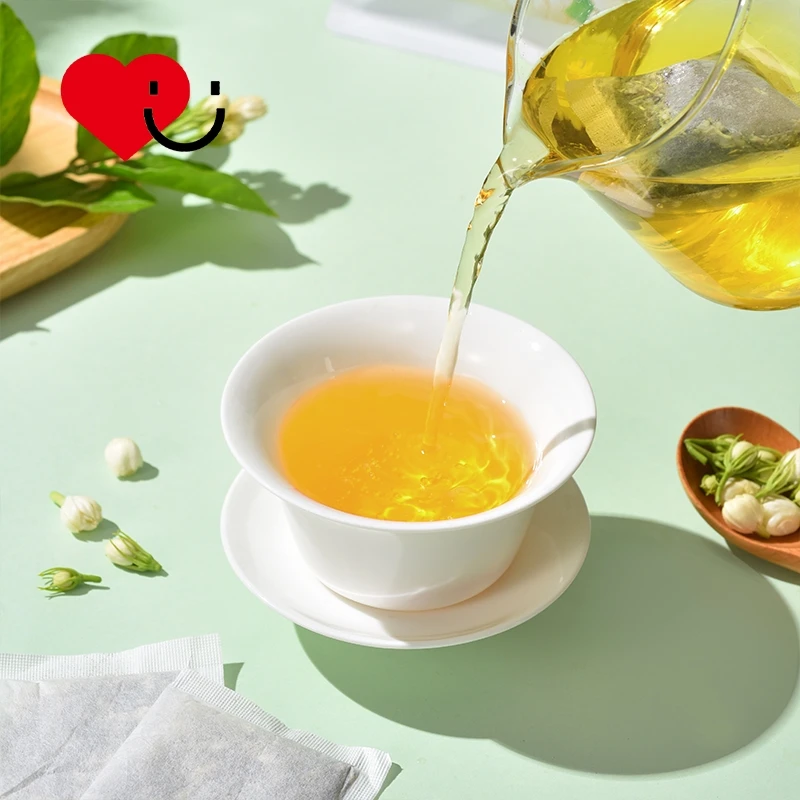 The factory supplies jasmine tea bags that can be brewed hot and cold for export to Egyptian chain supermarkets