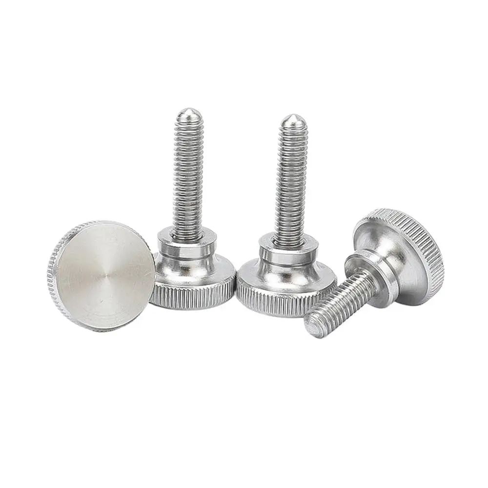 M2 ~M10 304 Stainless Steel  Hand Tighten Thumb Screw Glass Curtain Wall Thumbscrew Adjust Bolt