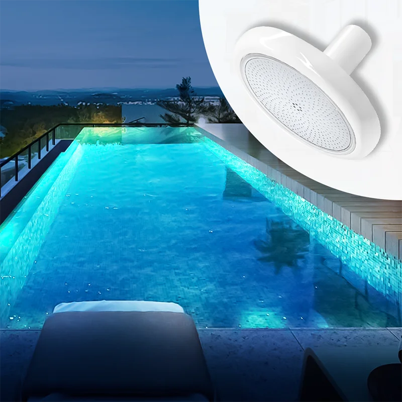 Refined CB CE SAA Resin Filled Pool Lights for Liner Vinyl Fiberglass Pool Underwater Light Led Underwater Swimming Pool Light
