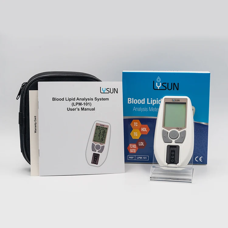 Hangzhou Lysun Household  lipid meter cholesterol Triglyceride 3-in-1 multifunctional medical devices home self test
