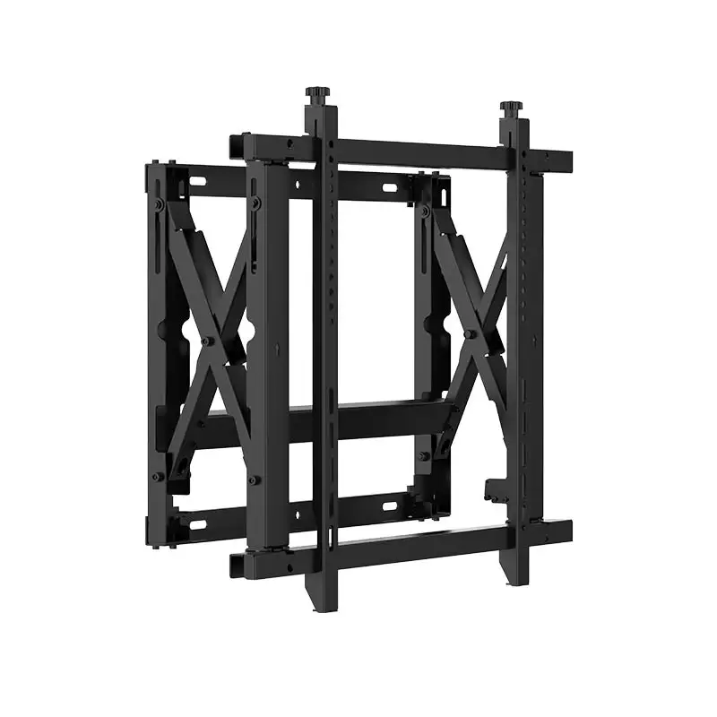 32-75 Inch Multi Screens Monitor Led Wall Front Maintenance Hydraulic Push Type Tv Wall Brackets Video Wall Mount
