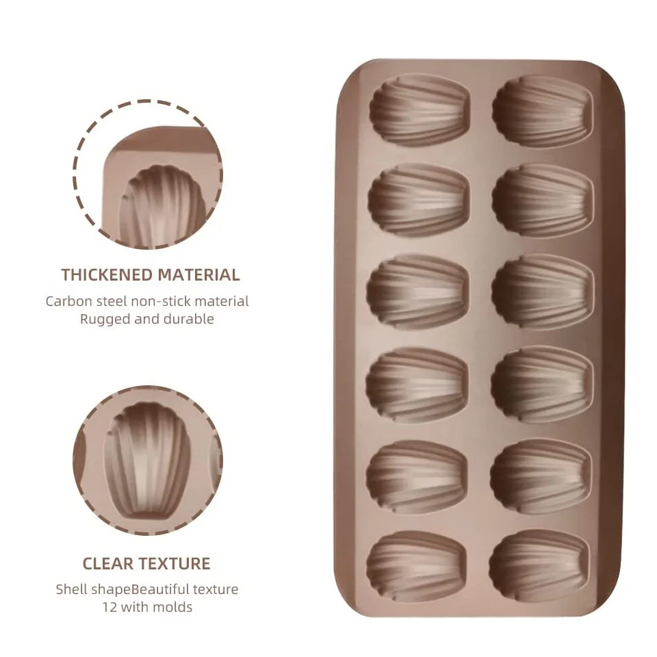 Heavy Duty Nonstick Shell Shape Mold Baking Pan