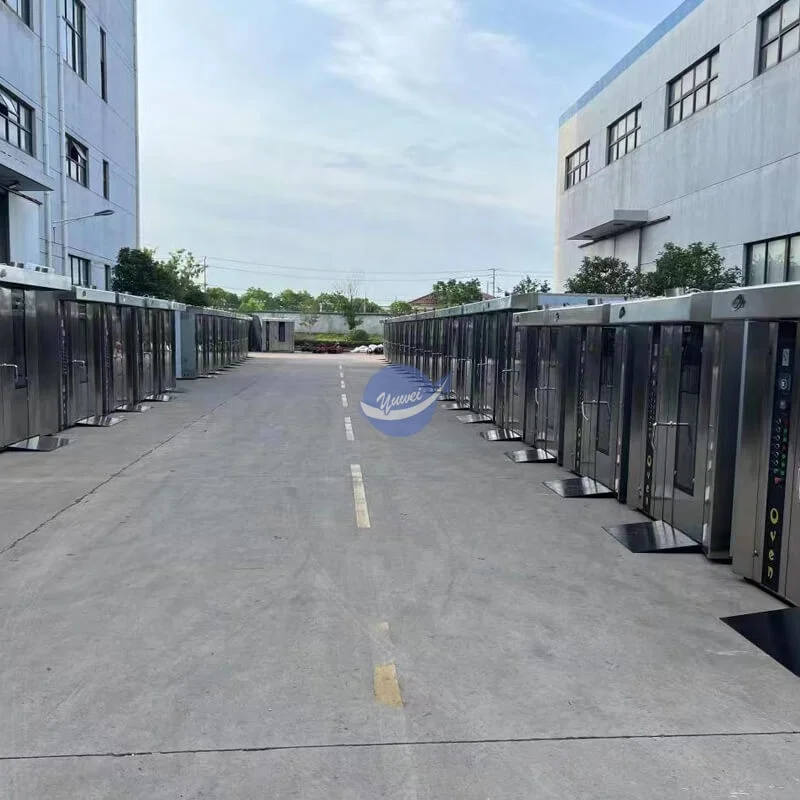 Автоматическая Вращающаяся печь 32 лоток газовая из нержавеющей стали цифровая Поворотная конвекционная