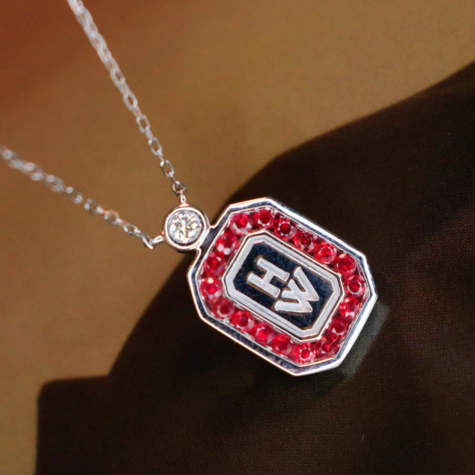 Xinfly 18K white gold Real Diamonds Fashion Vintage Necklace Chain For Women Jewelry Wholesale Pendants Necklace