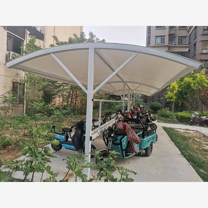 Waterproof Outdoor PTFE PVDF Architecture Tensile Membrane structure Tent Carport Canopy Car Parking Tents