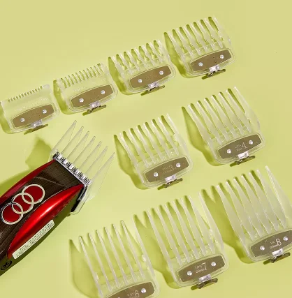 Docarelife multifunctional  10 sizes set comb push shear card set beauty salon tools universal hair electric clipper limit comb