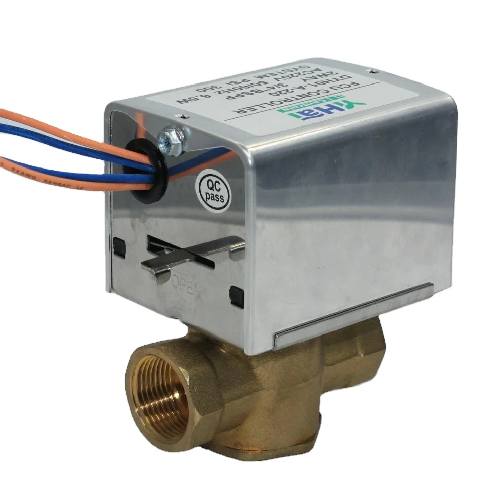 220v 2 way 3/4 inch  motorized control valve