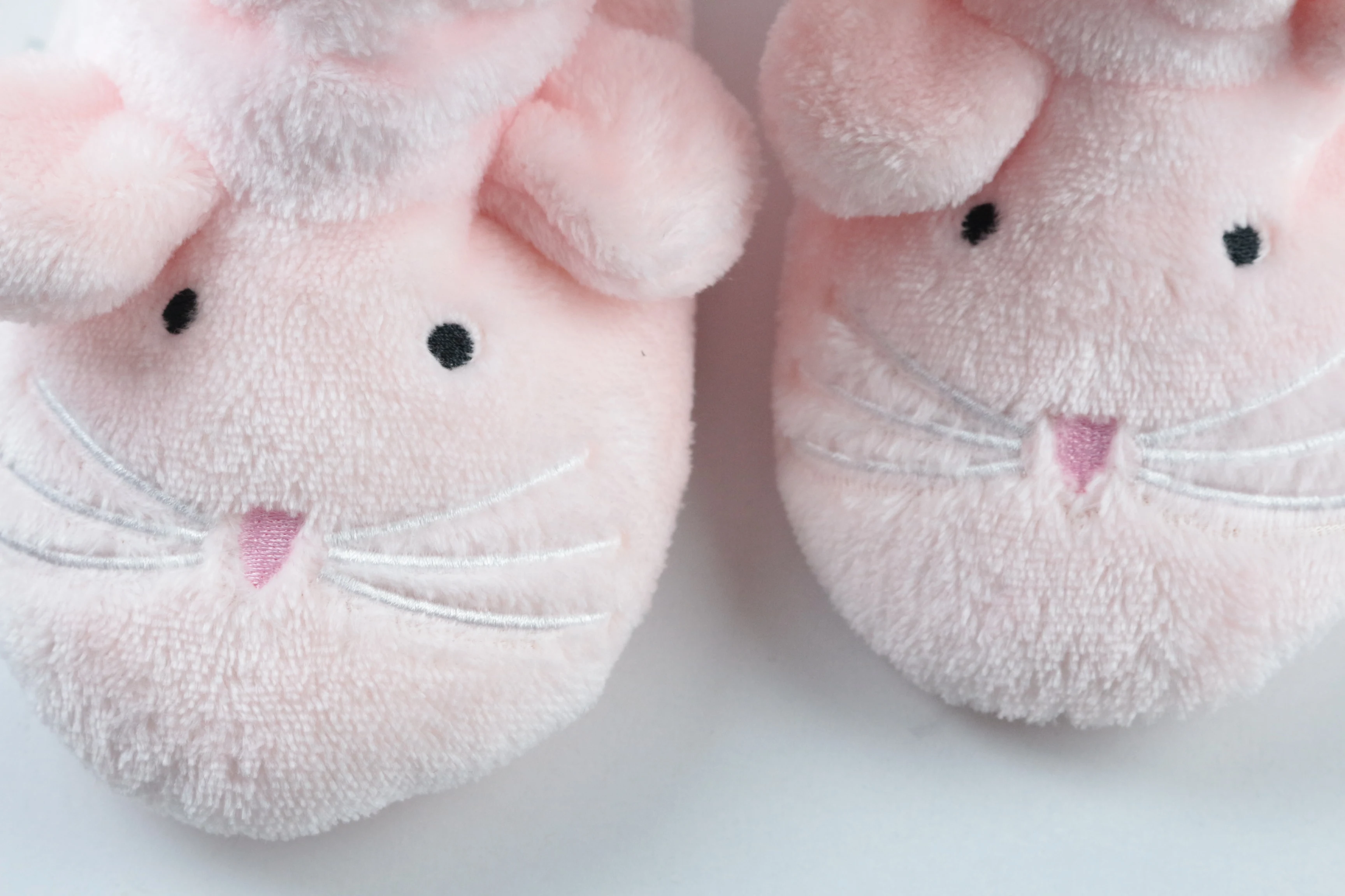 Cat head shape, coral fleece warm ladies cotton boots