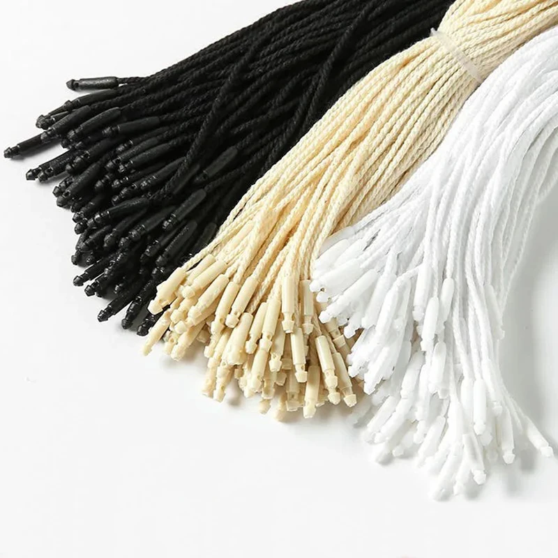New Design Plastic Seal Tags General Nylon Rope Hang Tag Fastener Garment Tagging String