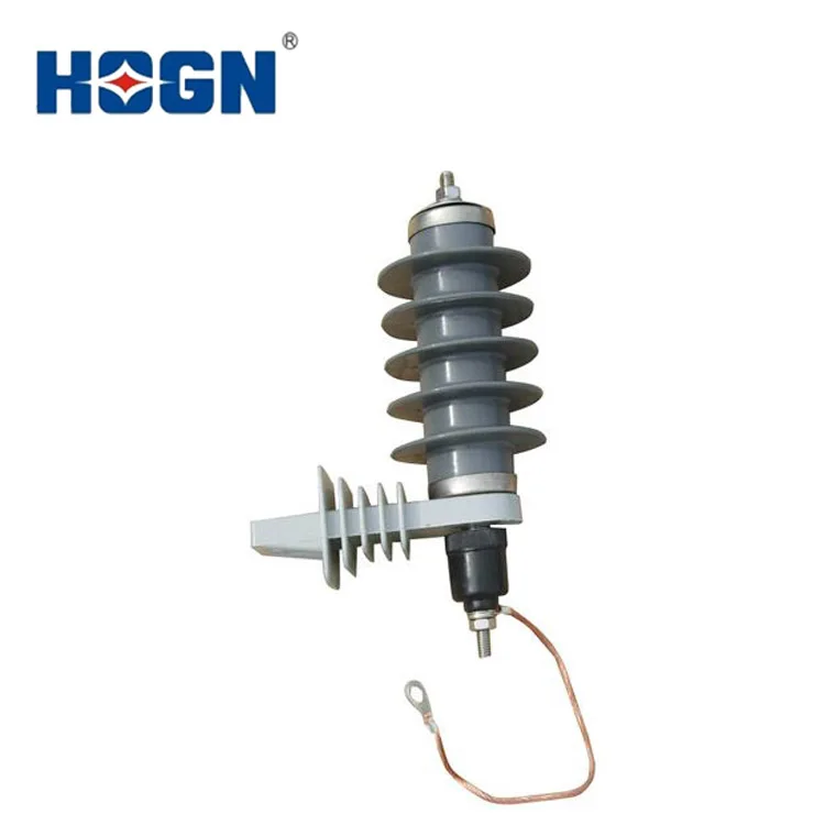 HOGN YH5W Polymeric Housed Metal-oxide Surge Arrester Without Gaps Nominal Discharge Current Surge Arrester Lightning 3KV