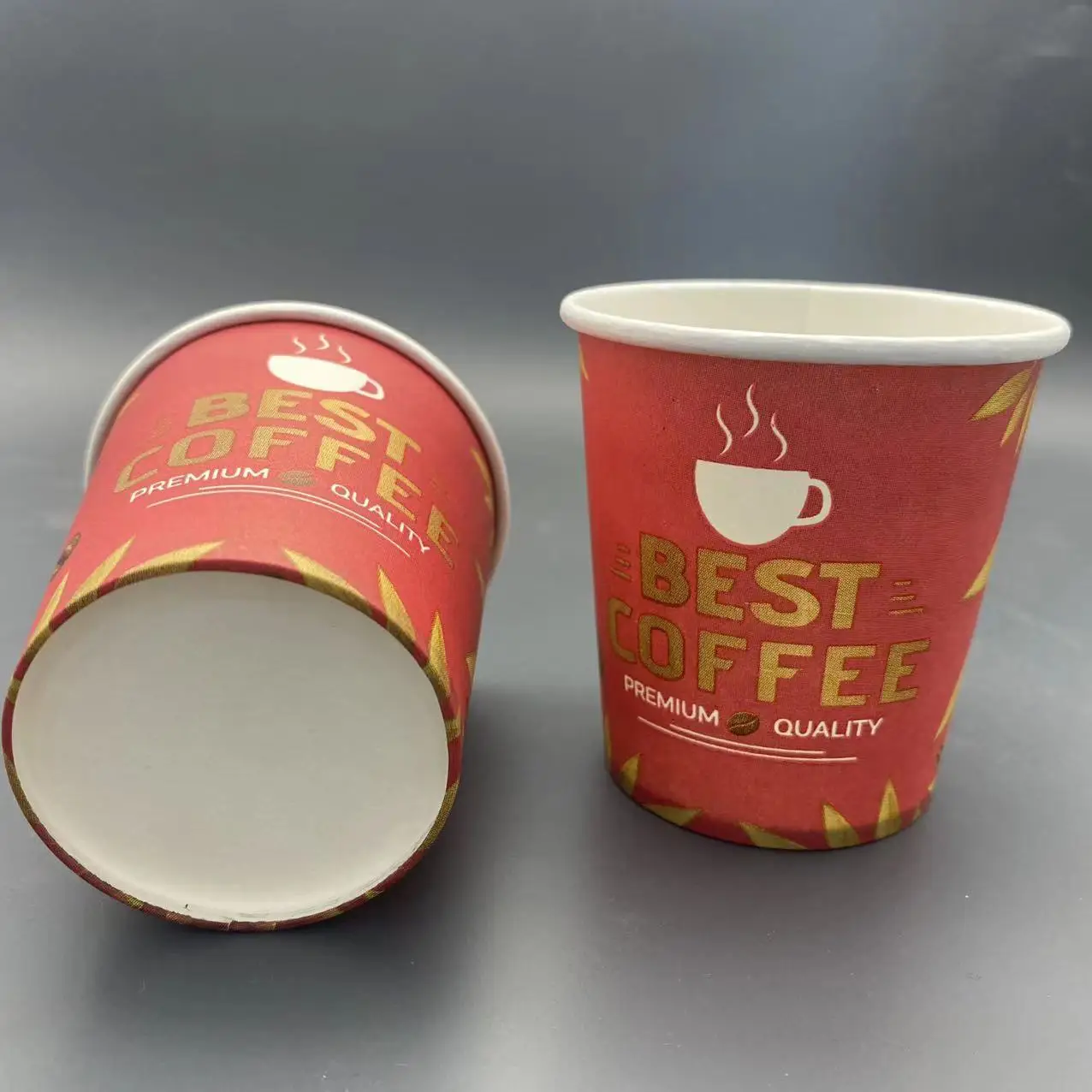 6oz supplier paper cup custom paper cup for coffees paper hot drink cup disposable Waterproof Wood Pulp Offset Printing