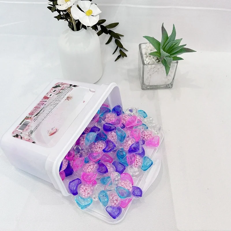 3 In 1 Washing Cleaning Laundry Scent Booster Beads Clothes Laundry Detergent Soap Liquid Laundry Beads