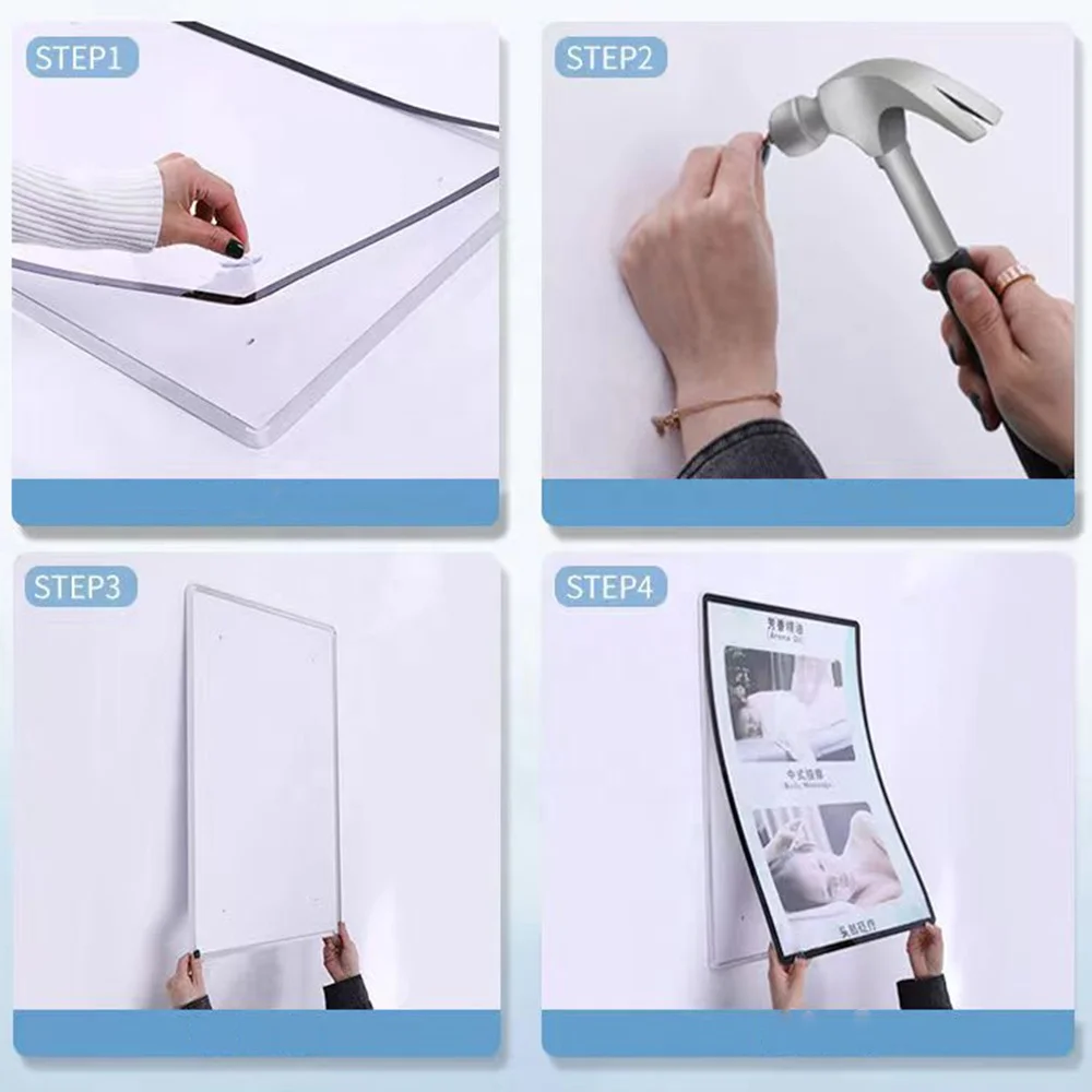 2025 wholesale wall mounted magnetic aluminium poster frame for advertising